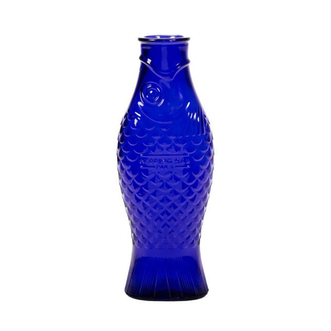 Carafe Cobalt Blue Fish & Fish 8/box