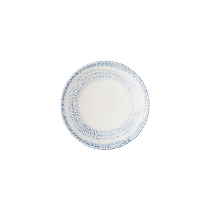 Churchill Cascade Indigo coupekom 18,2 cm – indigoblauw porseleinen kom voor voorgerechten en tapas