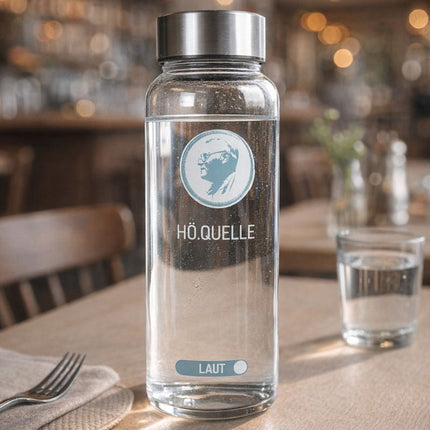 APS Ginza waterflessen met RVS deksel - glazen karaffen voor restaurants