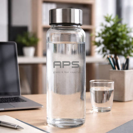 Ginza Water bottle with stainless steel lid · 1000 ml 6/box