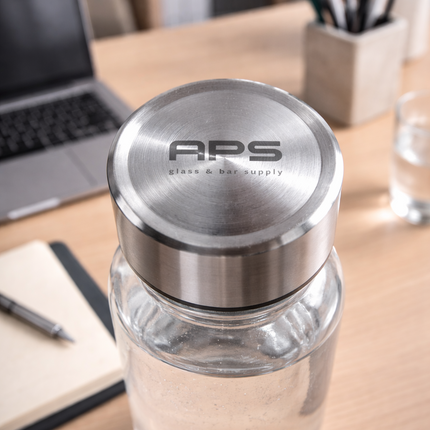 Ginza Water bottle with stainless steel lid · 1000 ml 6/box