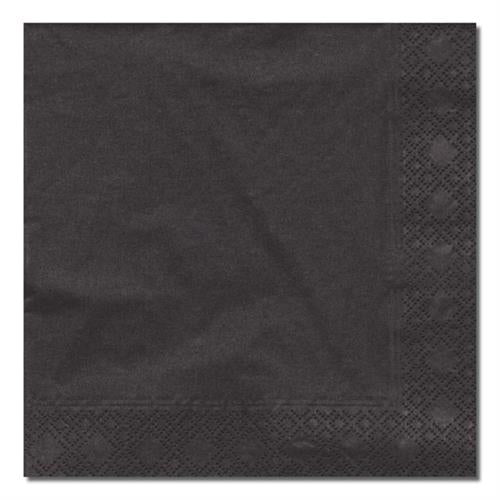 Cocktail Napkins black 24*24cm 200/set
