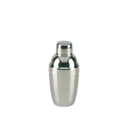 APS cocktailshaker gepolijst 3-delig 260 ml - kleine shaker voor de bar