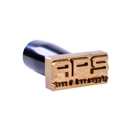 APS ijsstempel met eigen logo - gepersonaliseerde ijsstempel voor cocktailbars