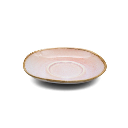 APS Ming schotel roze detail - keramische onderschotel voor cafes