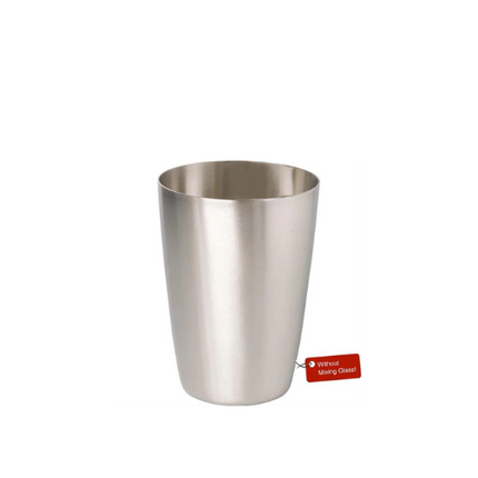 APS double tin shaker geborsteld 530 ml - tweedelige shaker voor cocktails