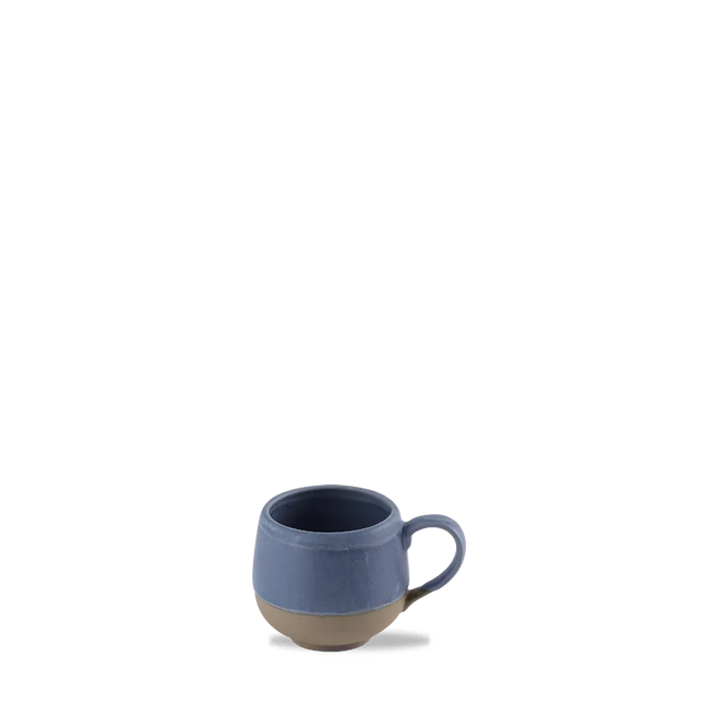 Churchill Emerge Oslo Blue kop 280 ml – grote blauwe kop met oor voor horeca