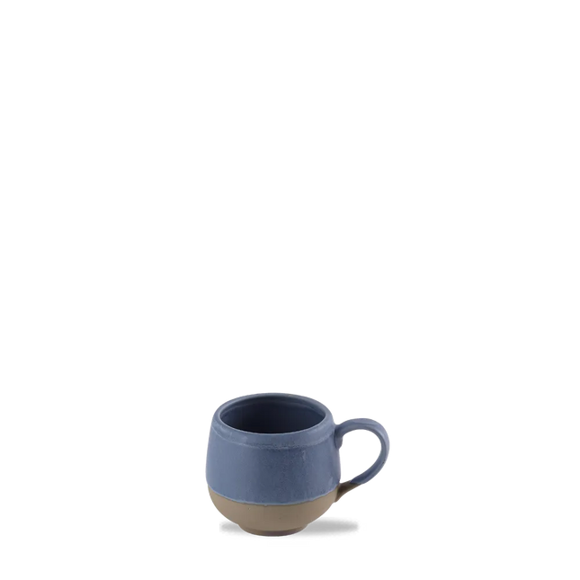 Churchill Emerge Oslo Blue mok 340 ml – blauwe mok met handvat voor restaurants