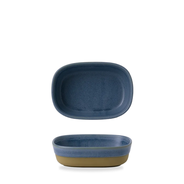 Emerge Oslo Blue Dish 17,3x11,9x5cm 6/box