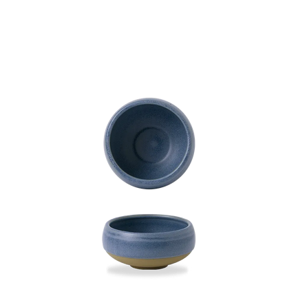 Churchill Emerge Oslo Blue kom 454 ml – blauwe keramische serveerkom voor restaurants