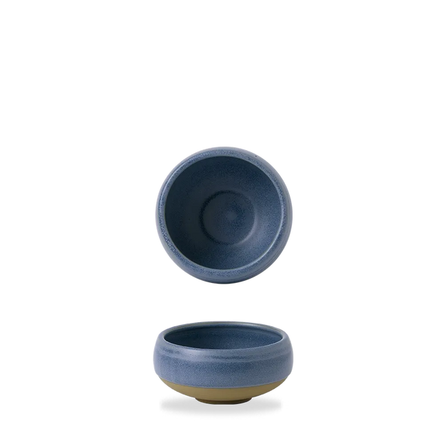 Churchill Emerge Oslo Blue kom 454 ml – blauwe keramische serveerkom voor restaurants