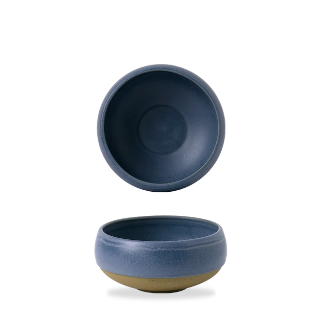 Churchill Emerge Oslo Blue kom 1136 ml – grote blauwe keramische serveerkom voor buffetten
