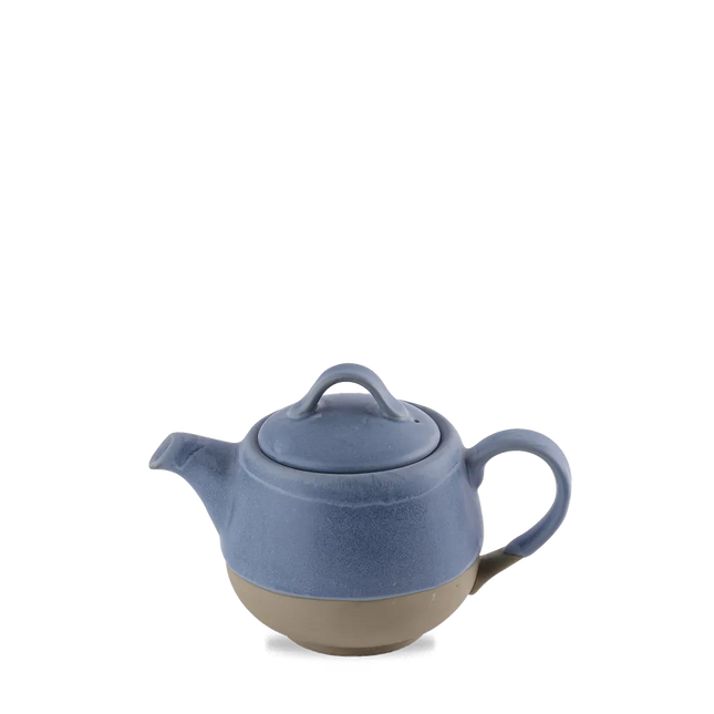 Churchill Emerge Oslo Blue theepot 426 ml – blauwe theepot voor restaurants en hotels