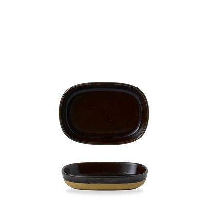Emerge Cinnamon Brown Tray 17.3x11.9x3.3cm 6/box