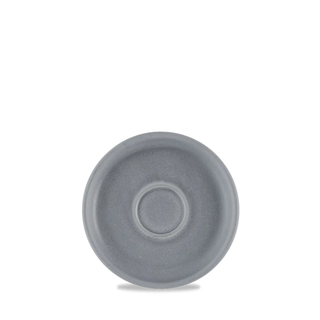 Churchill Emerge Seattle Grey schotel Ø 12 cm – grijze schotel voor espressokopjes in horeca
