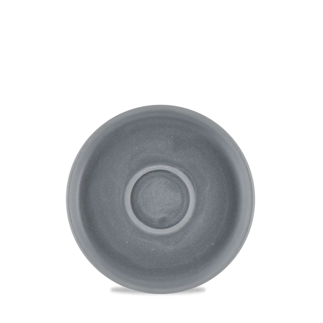 Churchill Emerge Seattle Grey schotel Ø 16 cm – grijze schotel voor kop en schotel in restaurants