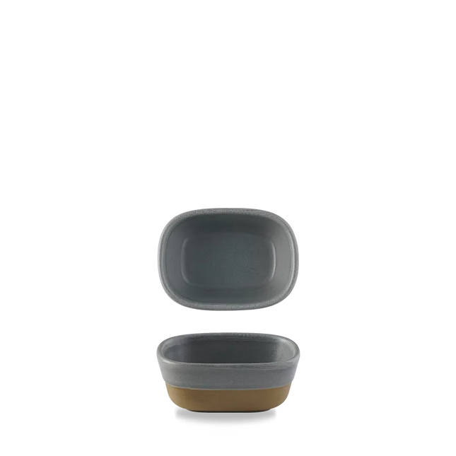 Emerge Seattle Grey Dish 12x8,8x5cm 6/box