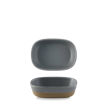 Emerge Seattle Grey Dish 17,3x11,9x5cm 6/box