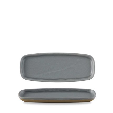 Emerge Seattle Grey Oblong Plate 25.1x10cm 6/box