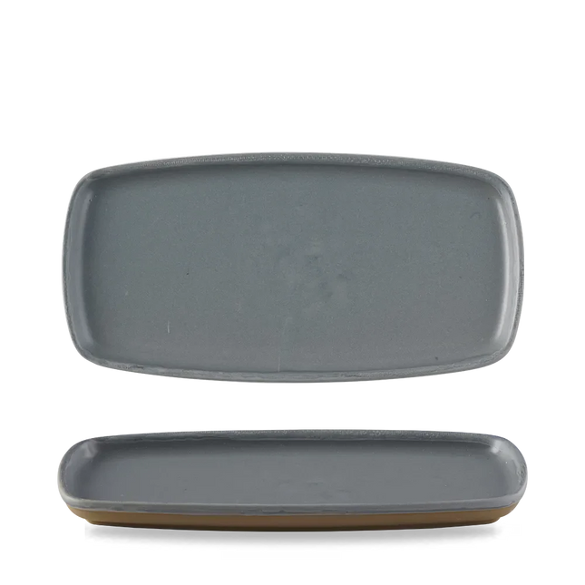 Emerge Seattle Grey Oblong Plate 30x14,7cm 6/box