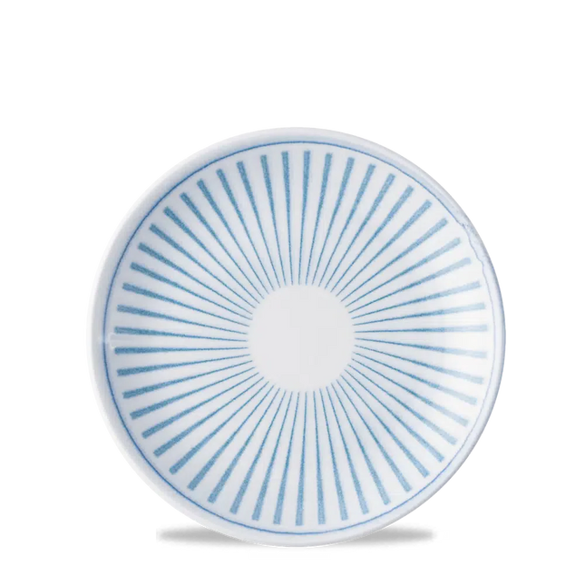 Era Blue Evolve Coupe Plate 16.5cm 12/box