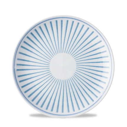 Churchill Era Blue Evolve stapelbaar randloos bord Ø 21,7 cm – blauw stoneware bord voor cafés