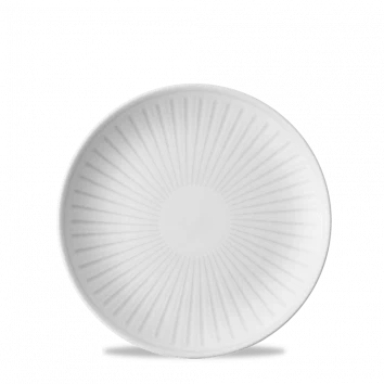 Churchill Era Grey randloos bord Ø 16,5 cm – grijs stoneware bord met organische glazuurlook voor cafés
