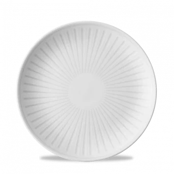Churchill Era Grey randloos bord Ø 21,7 cm – grijs stoneware bord met organische glazuurlook voor restaurants