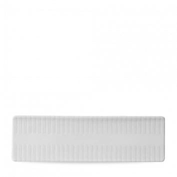 Churchill Era Grey langwerpig bord 30 x 9 cm – grijs stoneware serveerbord voor horeca