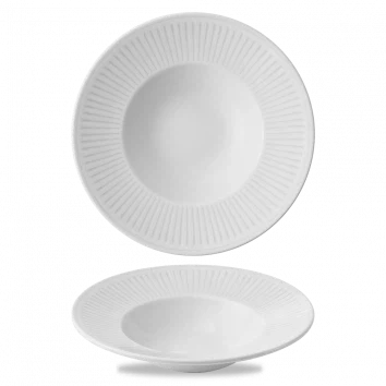 Churchill Era Grey kom met brede rand Ø 23,88 cm – grijs stoneware kom voor horeca en hotels