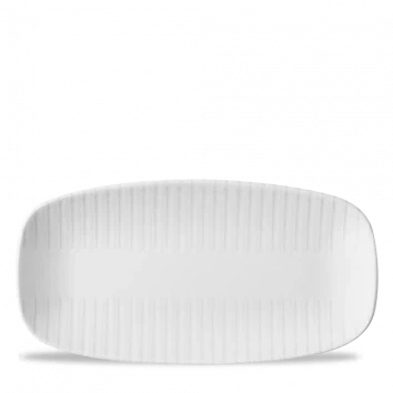 Churchill Era Grey langwerpig bord 29,8 x 15,3 cm – grijs stoneware serveerbord voor restaurants
