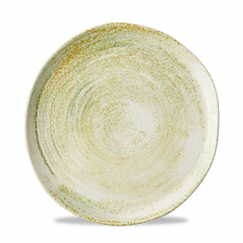Churchill Envisage Erosion Sand bord Ø 26 cm – zandkleurig porseleinen bord met natuurlijke rand voor restaurants