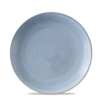 Dudson Evo Azure coupebord 22,9 cm – azuurblauw porseleinen coupebord voor fine dining