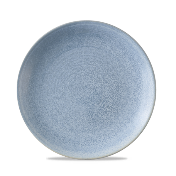 Dudson Evo Azure coupebord 22,9 cm – azuurblauw porseleinen coupebord voor fine dining