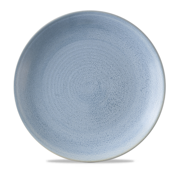 Dudson Evo Azure coupebord 27,3 cm – azuurblauw porseleinen serveerbord voor restaurants