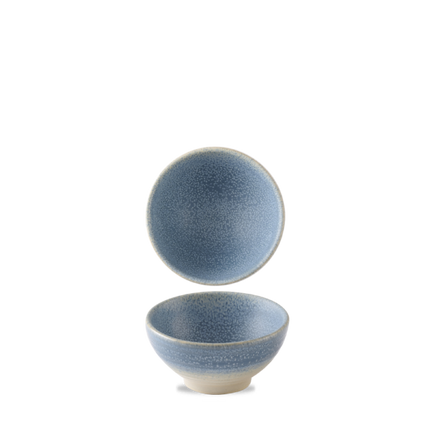 Dudson Evo Azure rijstkom 10,5 cm – azuurblauwe porseleinen rijstkom voor de horeca
