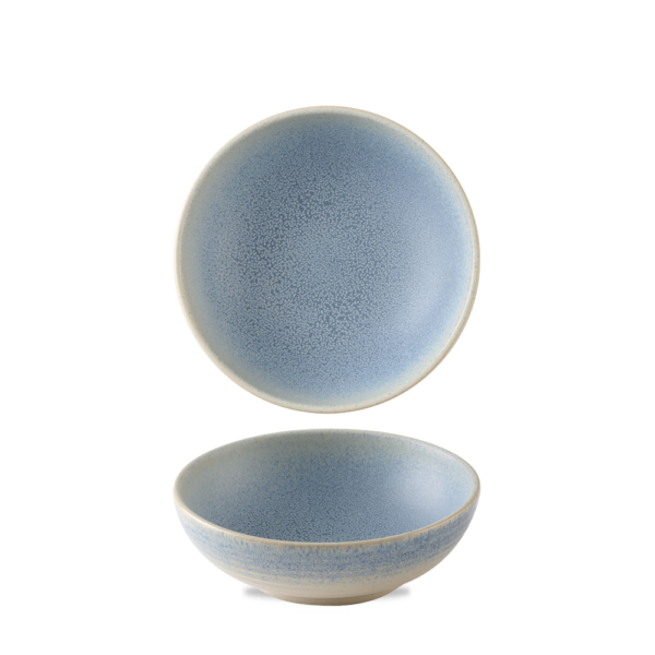 Dudson Evo Azure rijstkom 17,8 cm – azuurblauwe porseleinen kom voor restaurants