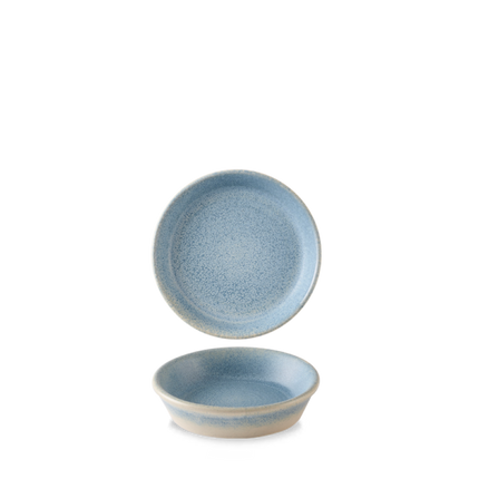 Dudson Evo Azure olijf-/tapasschaaltje 11,8 cm – azuurblauw porselein voor de horeca