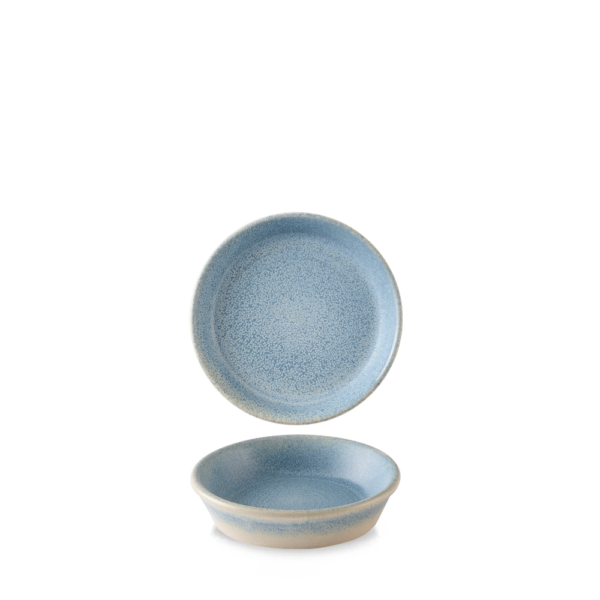 Dudson Evo Azure olijf-/tapasschaaltje 11,8 cm – azuurblauw porselein voor de horeca