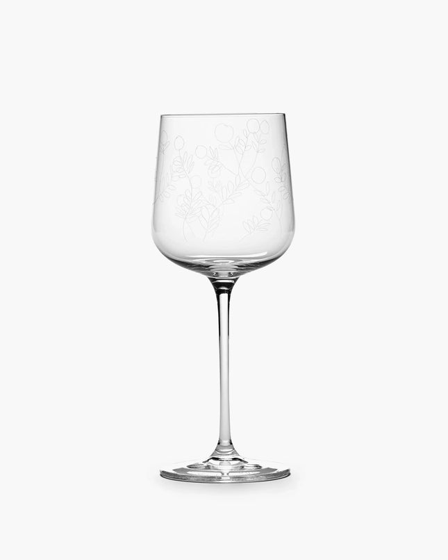 White Wine Glass Mirtillo Tea Mf 4/box