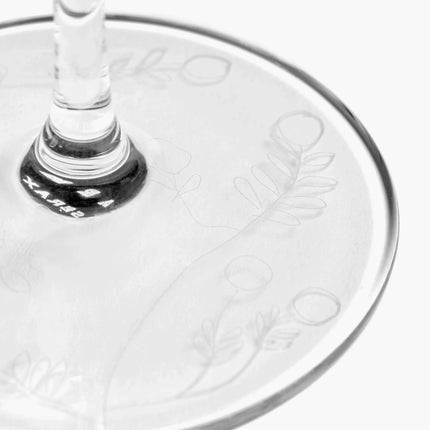 White Wine Glass Mirtillo Tea Mf 4/box