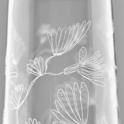 Serax Midnight Flowers champagneflute Camelia Aubergine – design flute van Marni