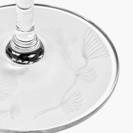 Serax Marni champagneflute Camelia Aubergine – bloemenprint flute voor champagne