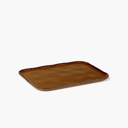 Rectangular Plate N°1 Xl Ocher/Brown 4/box – Serax