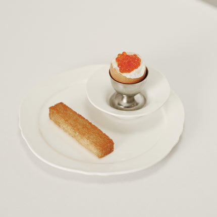 Silhouette High Side Plate S White 4/Box