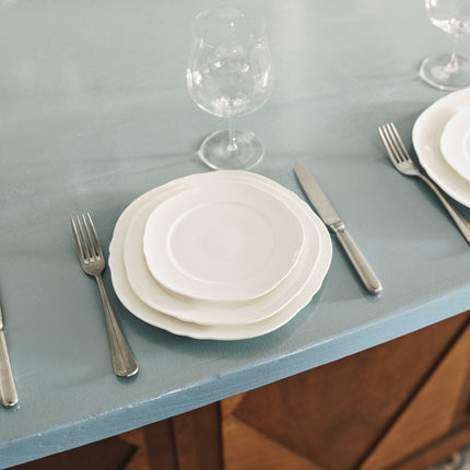 Silhouette Plate S White 8/Box