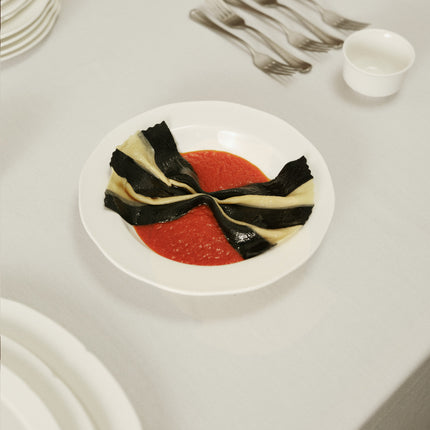Silhouette Pasta Plate White 4/Box