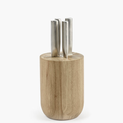 Messenset met houten messenblok Base – Serax