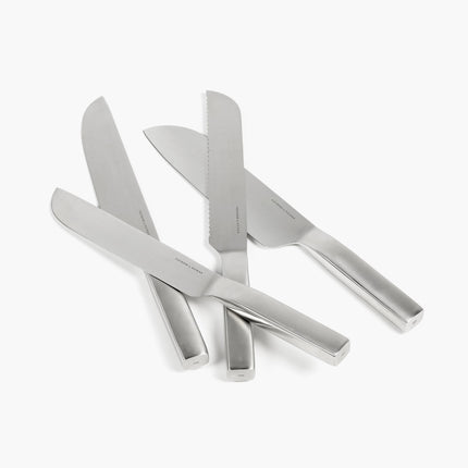 Knife set with wooden knife block Base