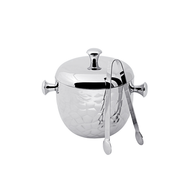 Edzard ijsemmer Rico 18 cm met deksel en ijstang - voor bar en restaurant